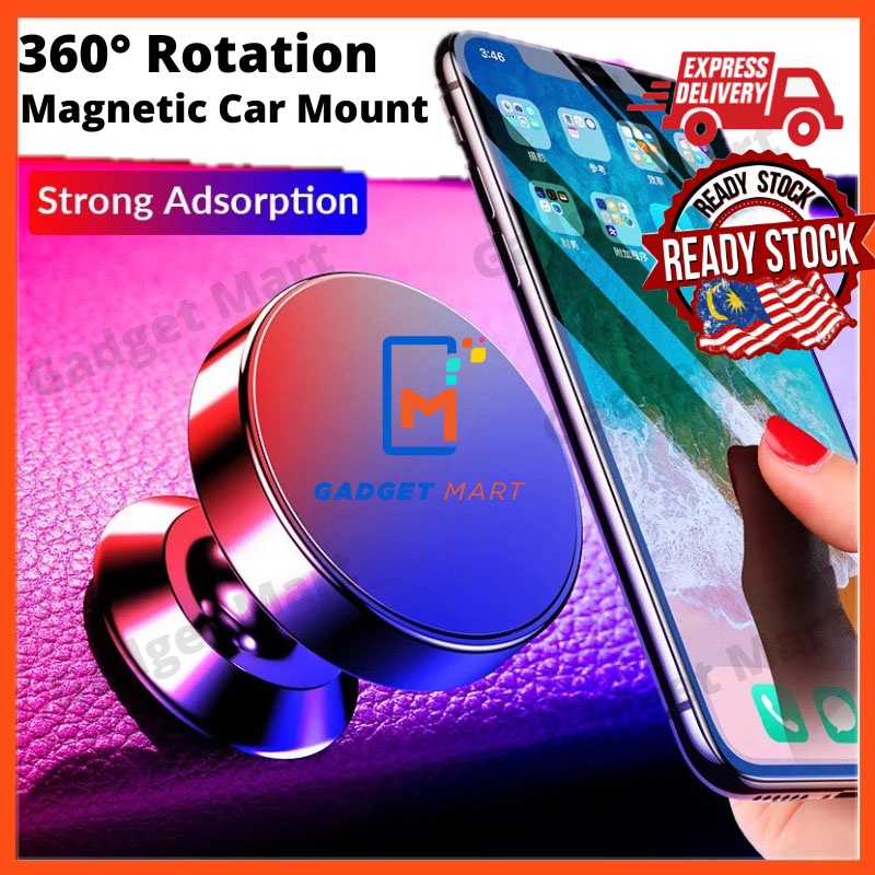 360 Steel Dashboard Car Holder Phone Mount