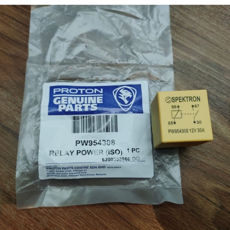 ORIGINAL PROTON PW537074 PW954308 FAN STARTER RELAY (4PIN) PROTON SAGA