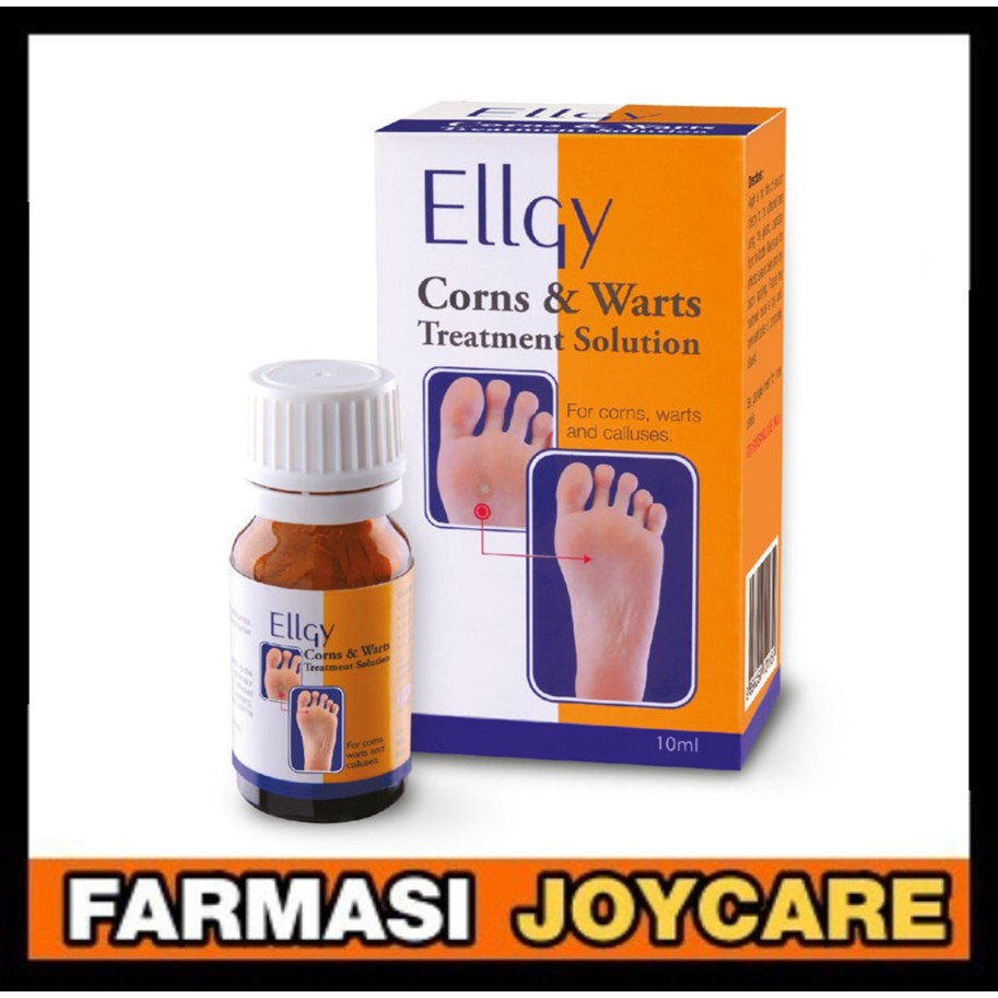 Ellgy Corns & Warts Treatment Solution 10mL (Exp: August 2025) | Shopee ...