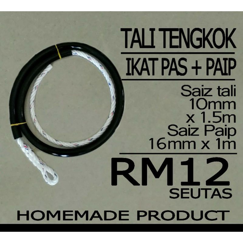 Tali tengkok + paip Ternakan (10mm x 1.5m) | Shopee Malaysia