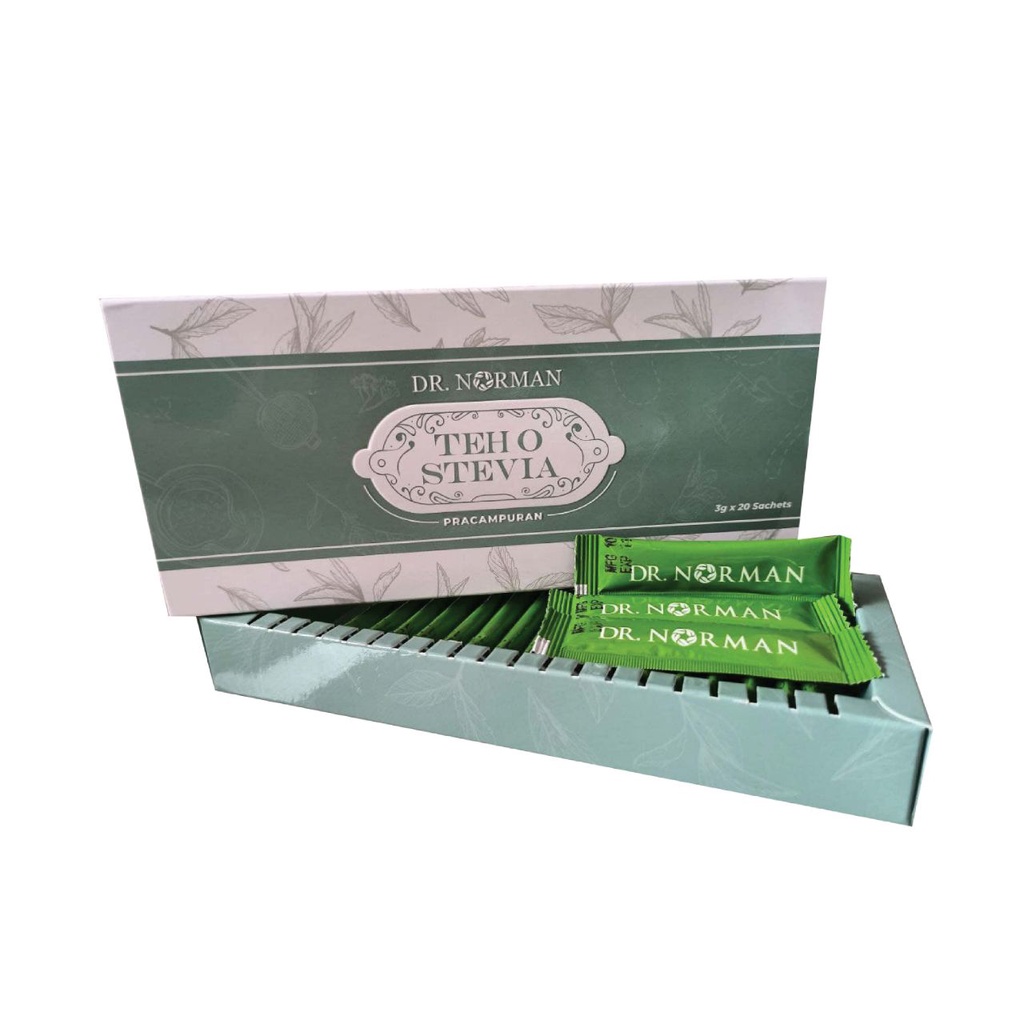 DR NORMAN TEA O STEVIA (20 SACHETS X 3G) | Shopee Malaysia