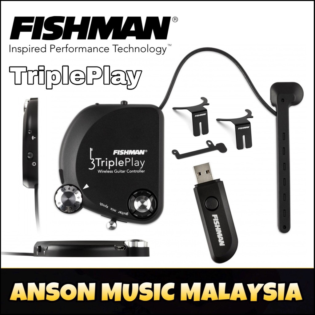 Fishman tripleplay wireless on sale midi guitar controller