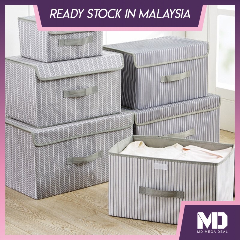 《Mega Deal》Extra Large Foldable Storage Box NonWoven Portable Storage