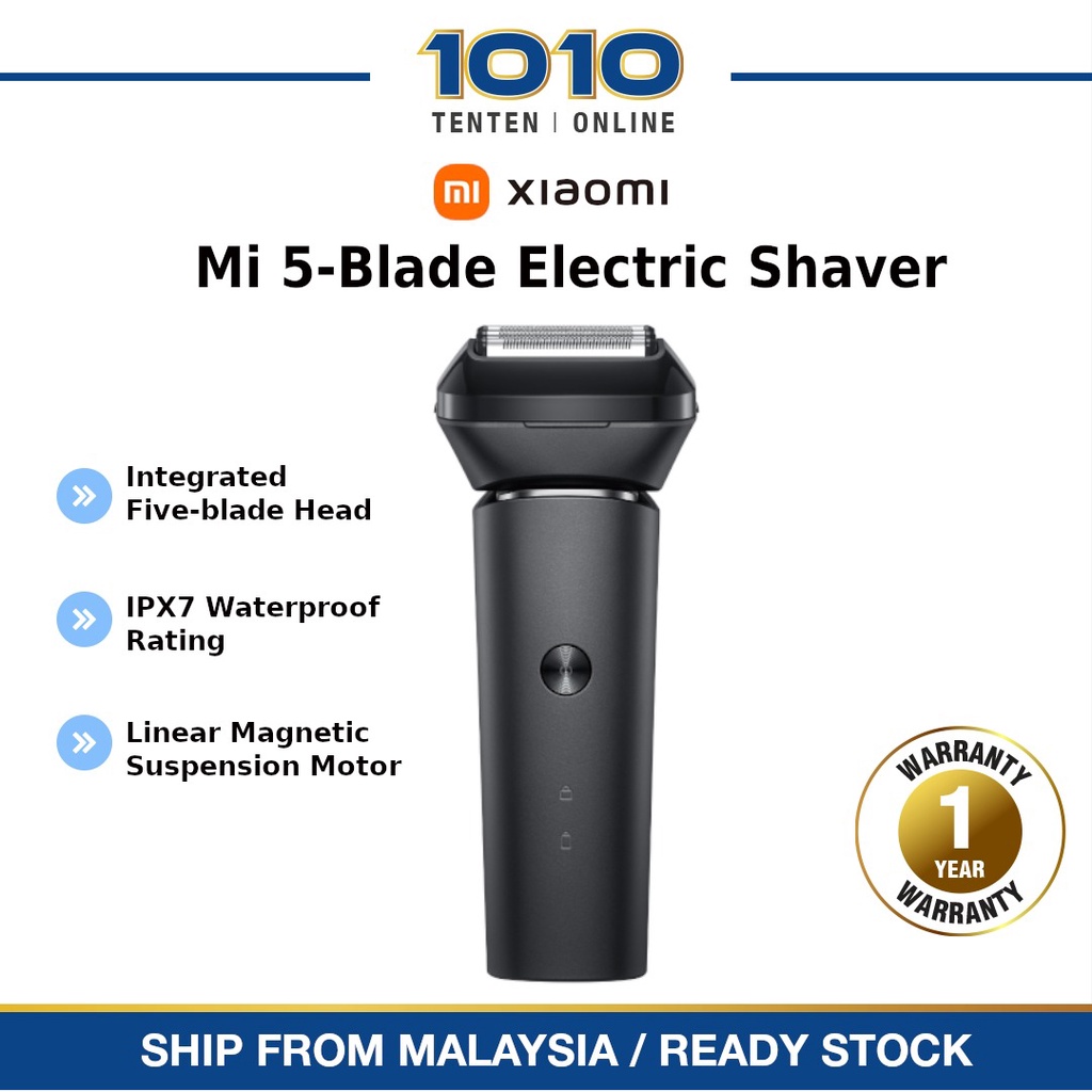 [Global] Xiaomi Mi 5-Blade Electric Shaver | Shopee Malaysia