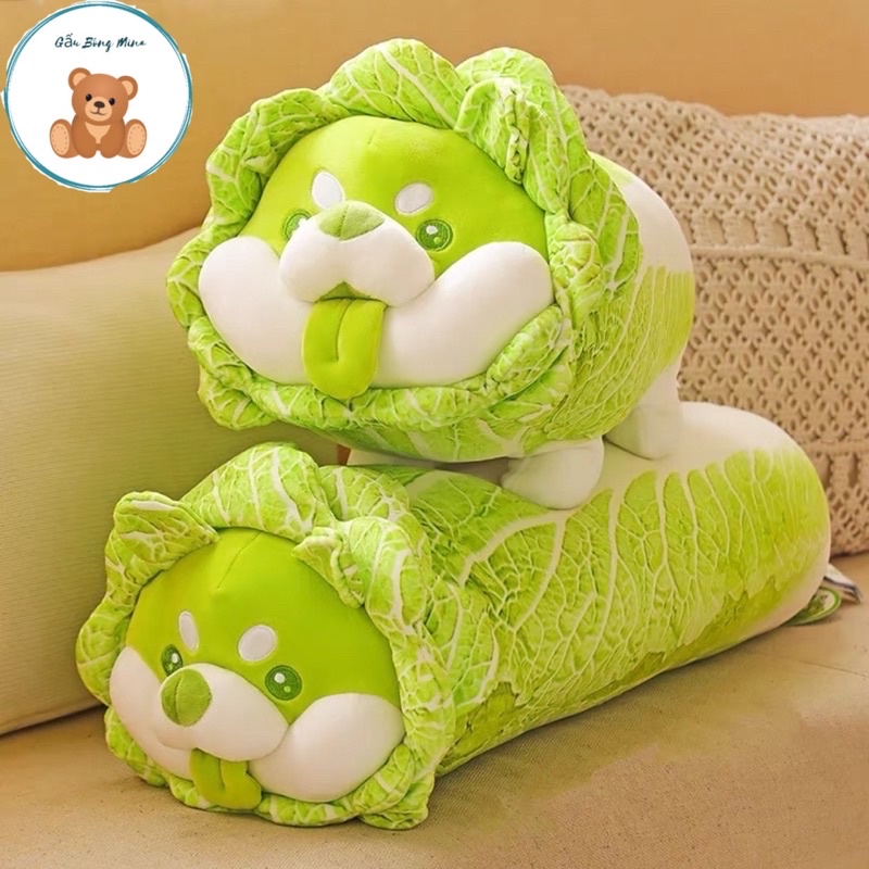 Shiba Cabbage Teddy Bear Lie Down - Mina Teddy Bear | Shopee Malaysia