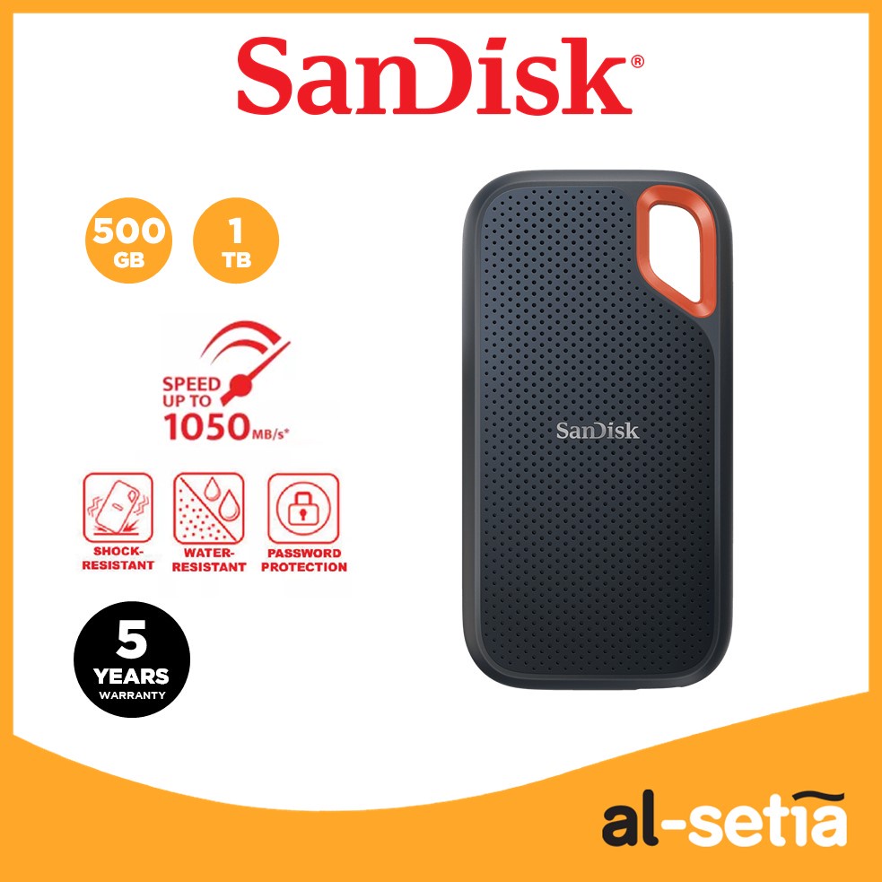SanDisk External SSD Extreme Portable E60/E61 SSD Hard Disk (2TB/1TB