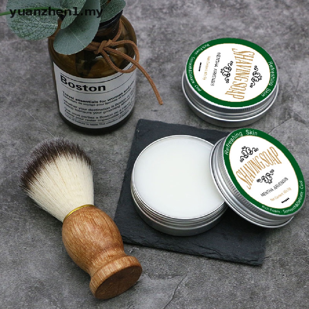 ZHEN Men's Shaving Soap Foam Rich Gentle Soap Gentle Shave Beard Cream