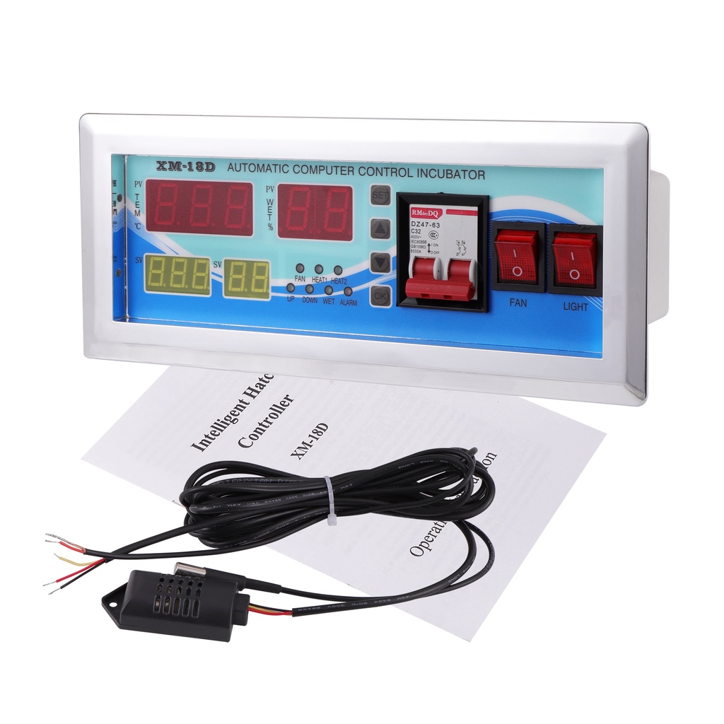 XM-18D Egg Incubator Digital Automatic Thermostat Controller AC 220V ...