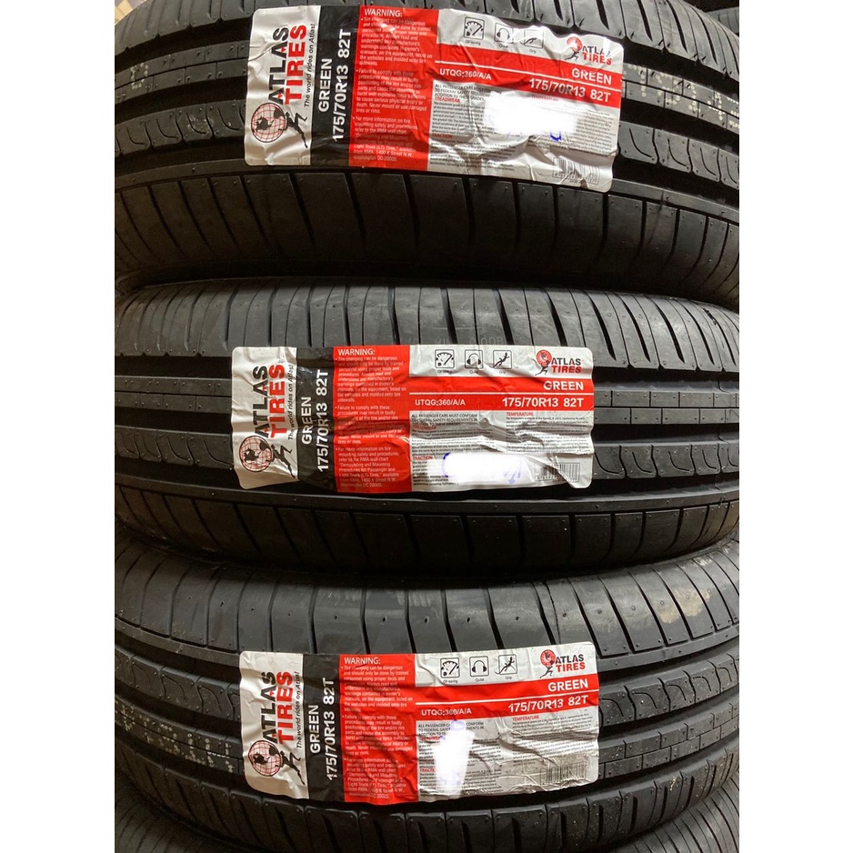 175/70R13 175 70 13 ATLAS Car tyre tire kereta tayar Wheel Rim 13 inch ...