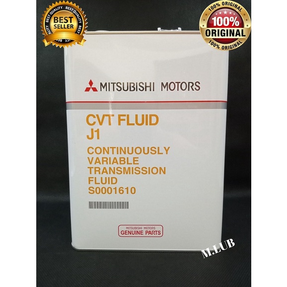 100% ORIGINAL S0001610 MITSUBISHI CVT FLUID J1 CONTINUOUSLY VARIABLE ...