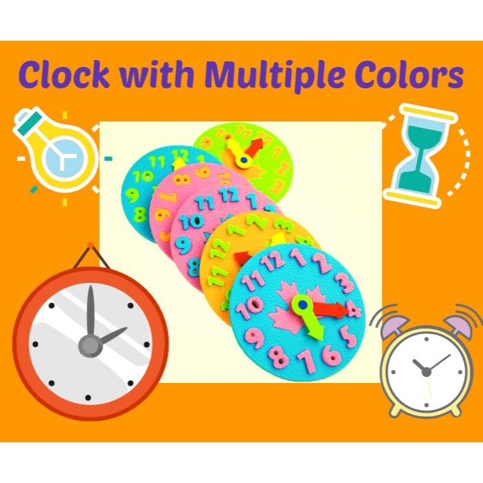 [Ready Stock from Malaysia]EVA Clock with Color/Numbers Recognition ...