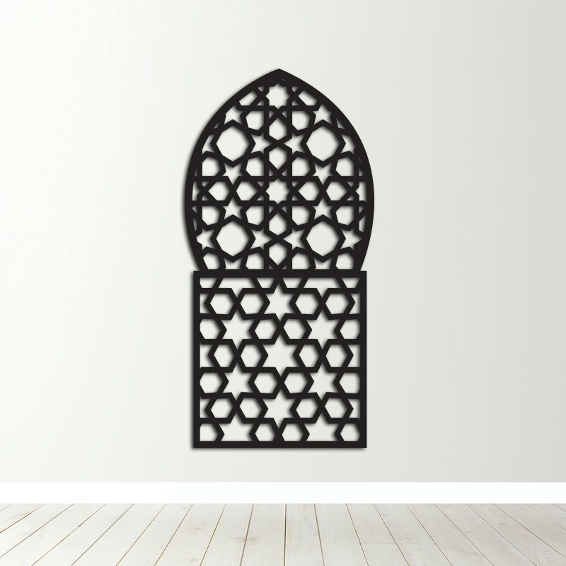 3D Islamic Pattern Cut Out Wall Art Kubah Mihrab Kerawang Islamic ...