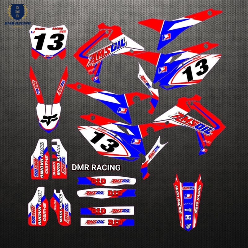 XGZ SHR-1 SHR-3 SHR-5 SHR250 CRF250 3M Body Sticker Decal Waterproof ...