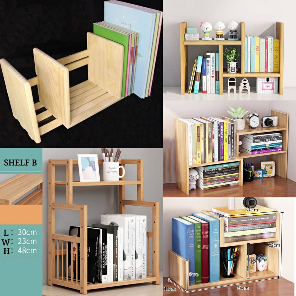 New Desktop Shelf Book Shelf Rack Organizer Rak Buku | Shopee Malaysia