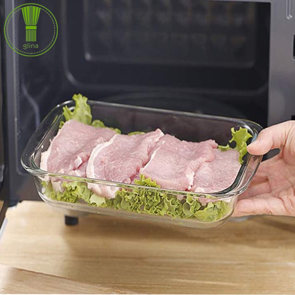 Glina Microwaveable Glass Baking Dish Glass Pan Cooking Dish