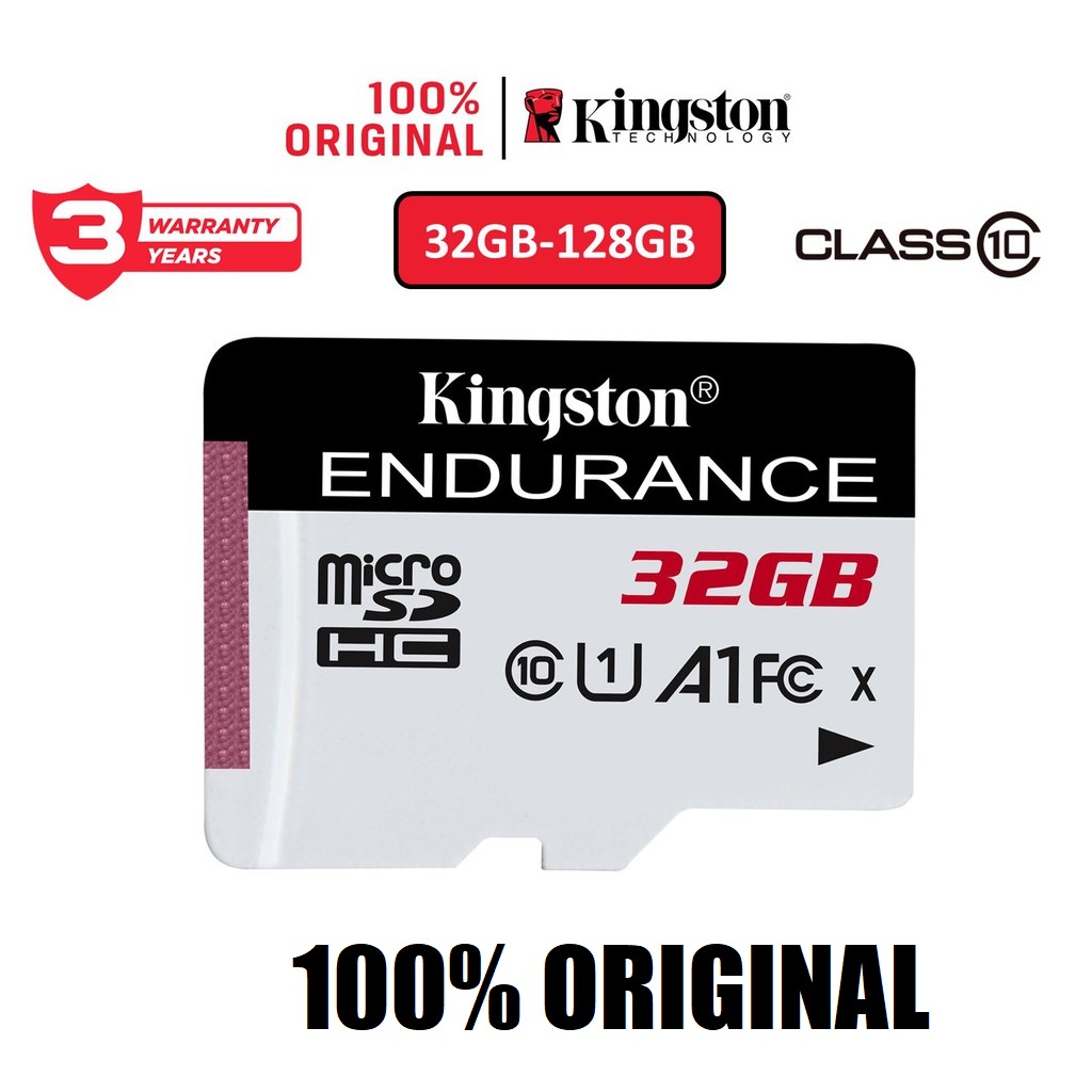 Kingston High Endurance SDCE 95MB/s UHSI U1 Speed Class 10 microSD