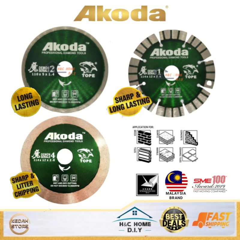 AKODA Cutting Wheel D Series Diamond Wheel Grinding Wheel Cutting Disc