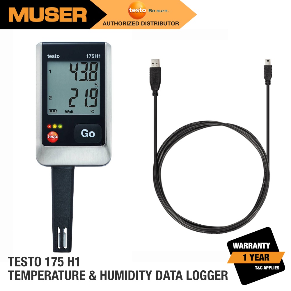 Enregistreur De Données Température Et Humidité Testo 175-H1 - 2 Canaux, Interface USB/SD - Occasion Testé