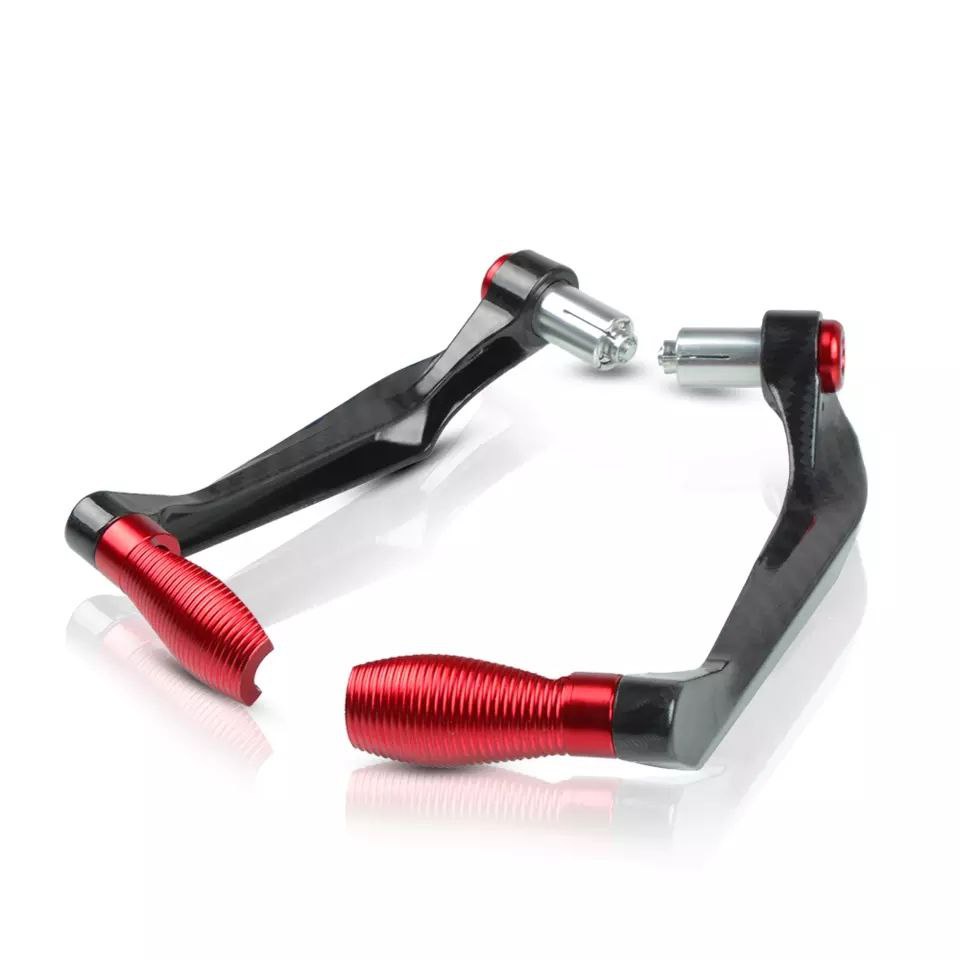 Universal Motorcycle Brake Clutch Levers Guard CNC Carbon Look 22mm