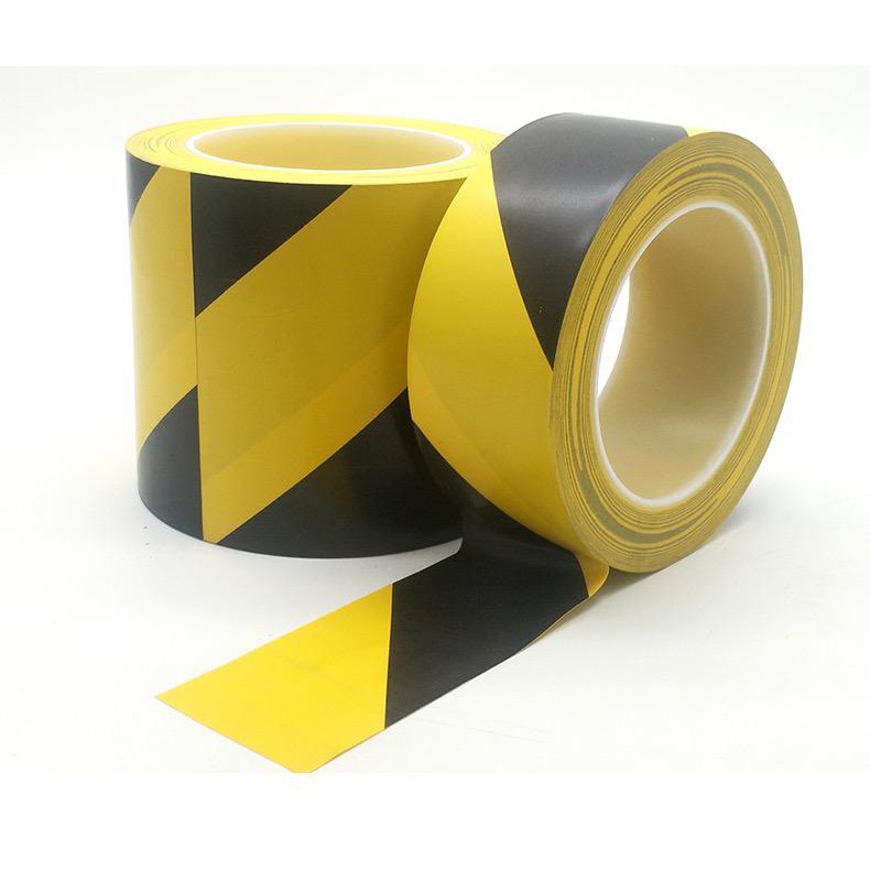 Black & Yellow Zebra Floor Tape Safety Caution Warning Tape Social ...