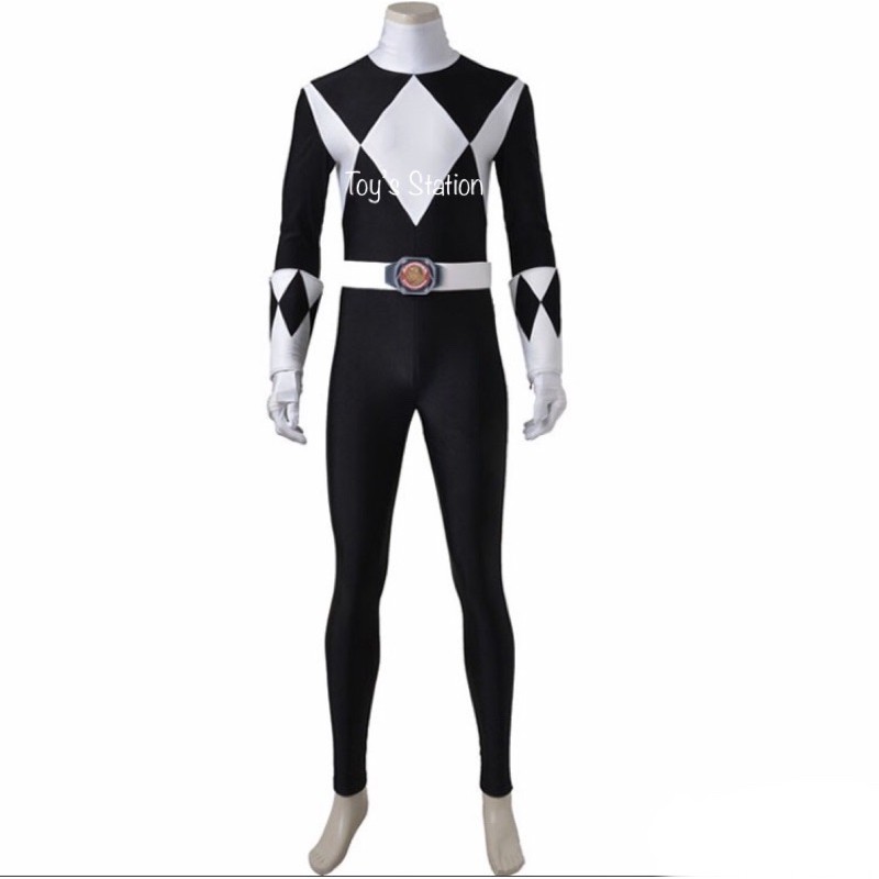 MMPR Power Rangers Black Mastodon Costume Fullset (No Helmet) | Shopee ...