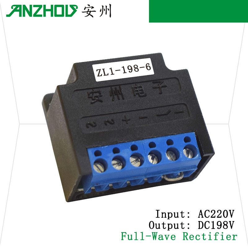 ANZHOU,ZL1-198-6,RECTIFIER,AC220V/DC198V,DC-Brakes POWER UNIT,6-Pole ...