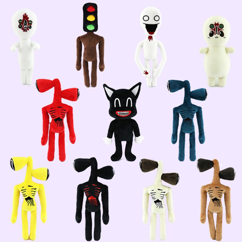 Adorable Scp 096 Plush Toy Horror Game Character Soft Stuffed Kids Doll ...