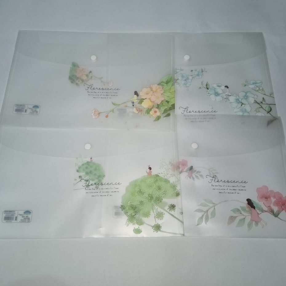 A4 plastic file holder plastic File A4 fail butang student files cute ...