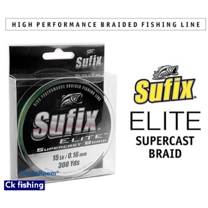 Sufix Elite Supercast Y6 (6 Sulam) Fishing Braided Line 15LB to