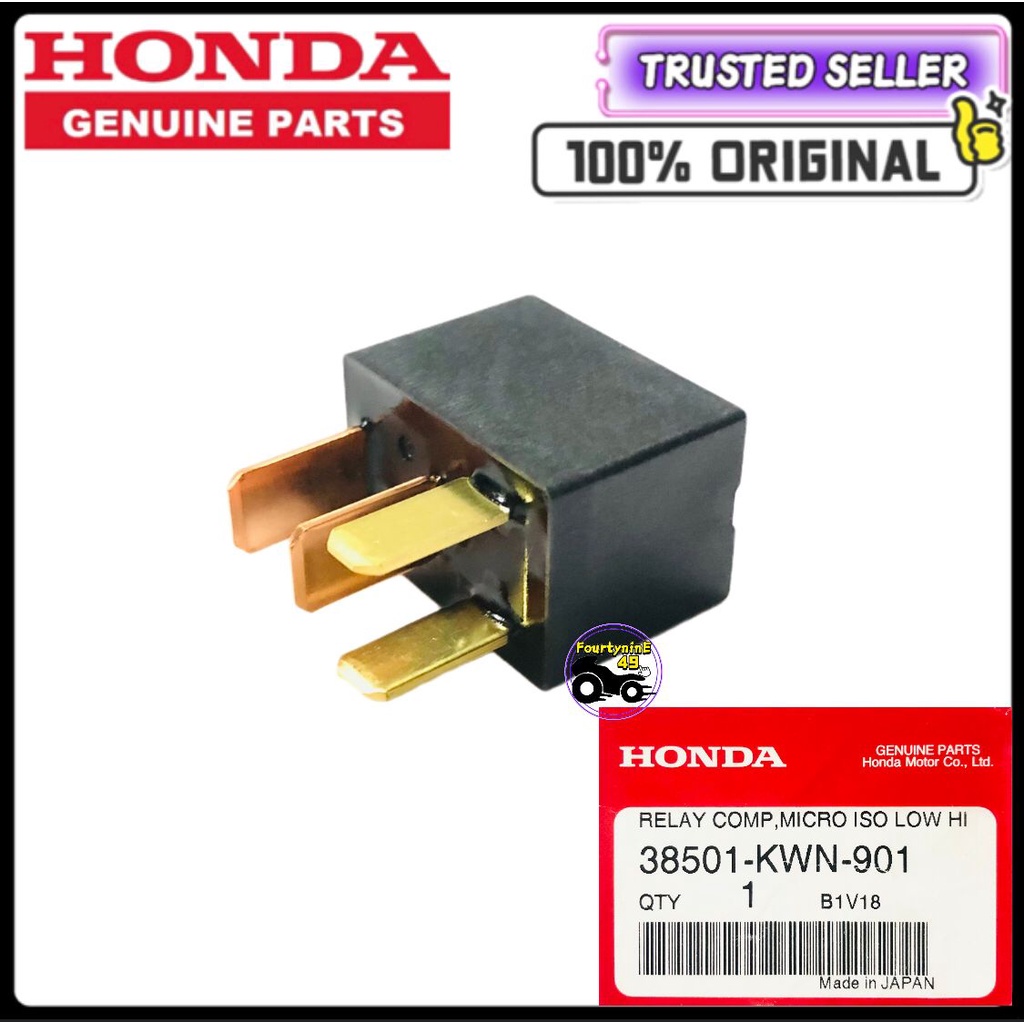 100 ORIGINAL RSX RS150 VARIO BEAT PCX V1 V3 RFS150 POWER RELAY 38501