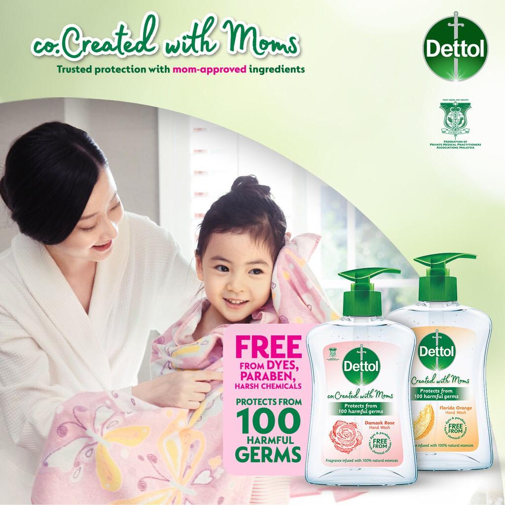 Dettol Co Created With Mom Hand Wash Florida Orange Rose 500g Shopee Malaysia