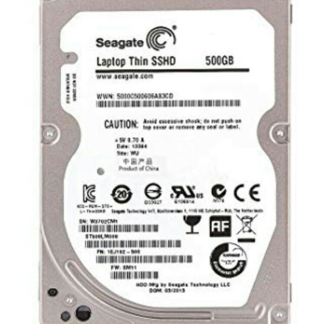 500GB SEAGATE LAPTOP THIN SSHD | Shopee Malaysia