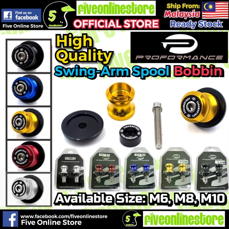 Proformance Swing Arm Spool Bobbin M6 M8 M10 Quality Superbike ...