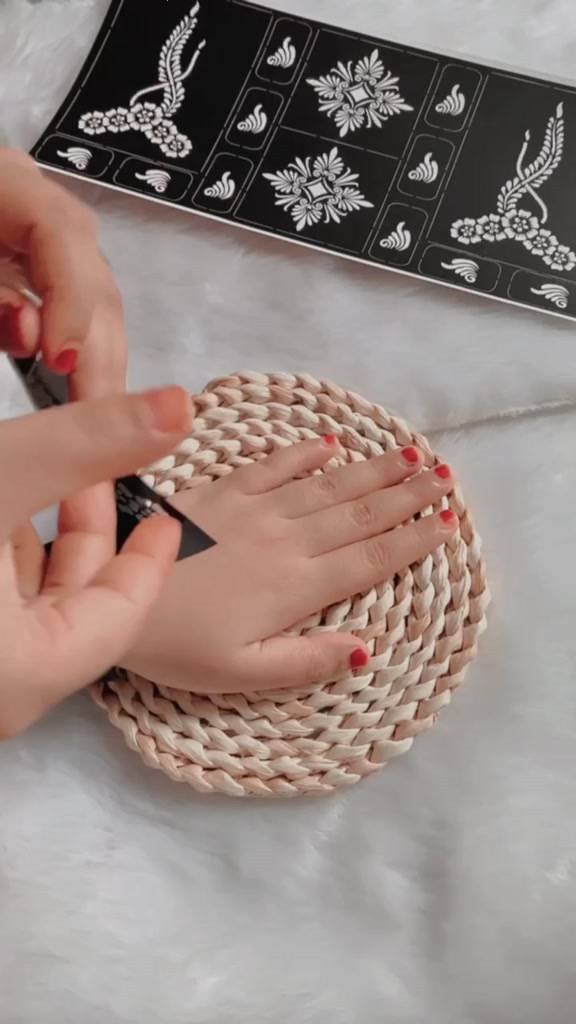 Sticker Corak Inai / Henna Stencil / Sticker Inai / Henna Sticker ...