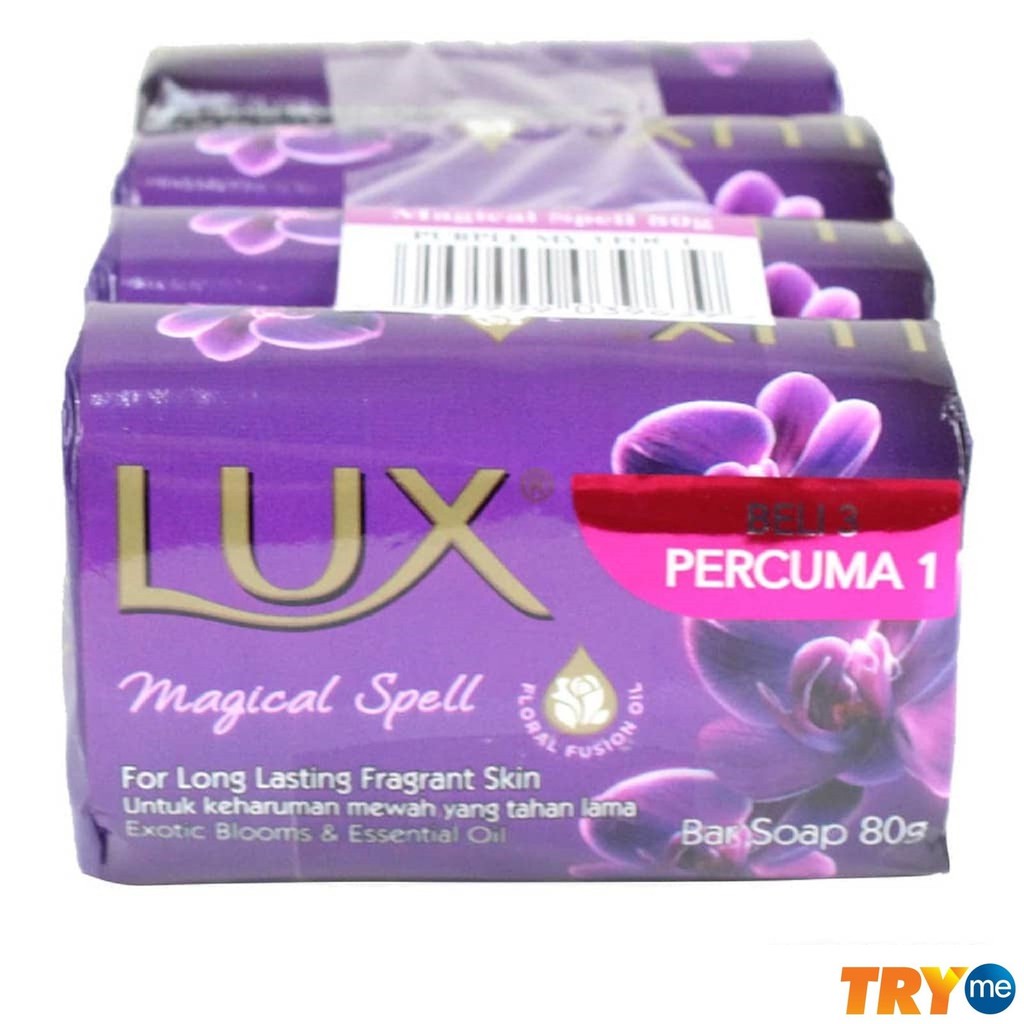 Lux Bar Soap B3f1 70g X 4 5 Variants Shopee Malaysia