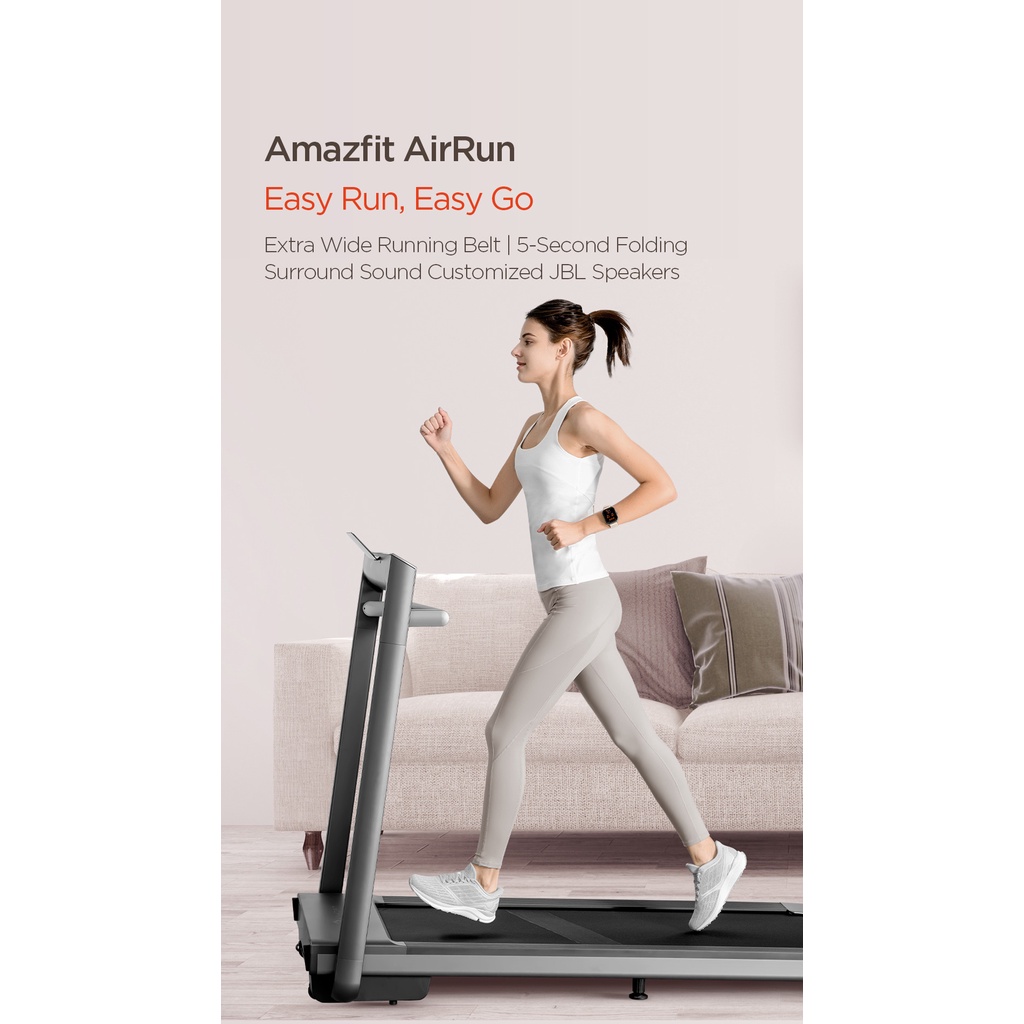 Amazfit AirRun Treadmill Treadmill Multifunctional Folding Smart Running Air Run Foldable Home Exercise Equipment Shopee Malaysia