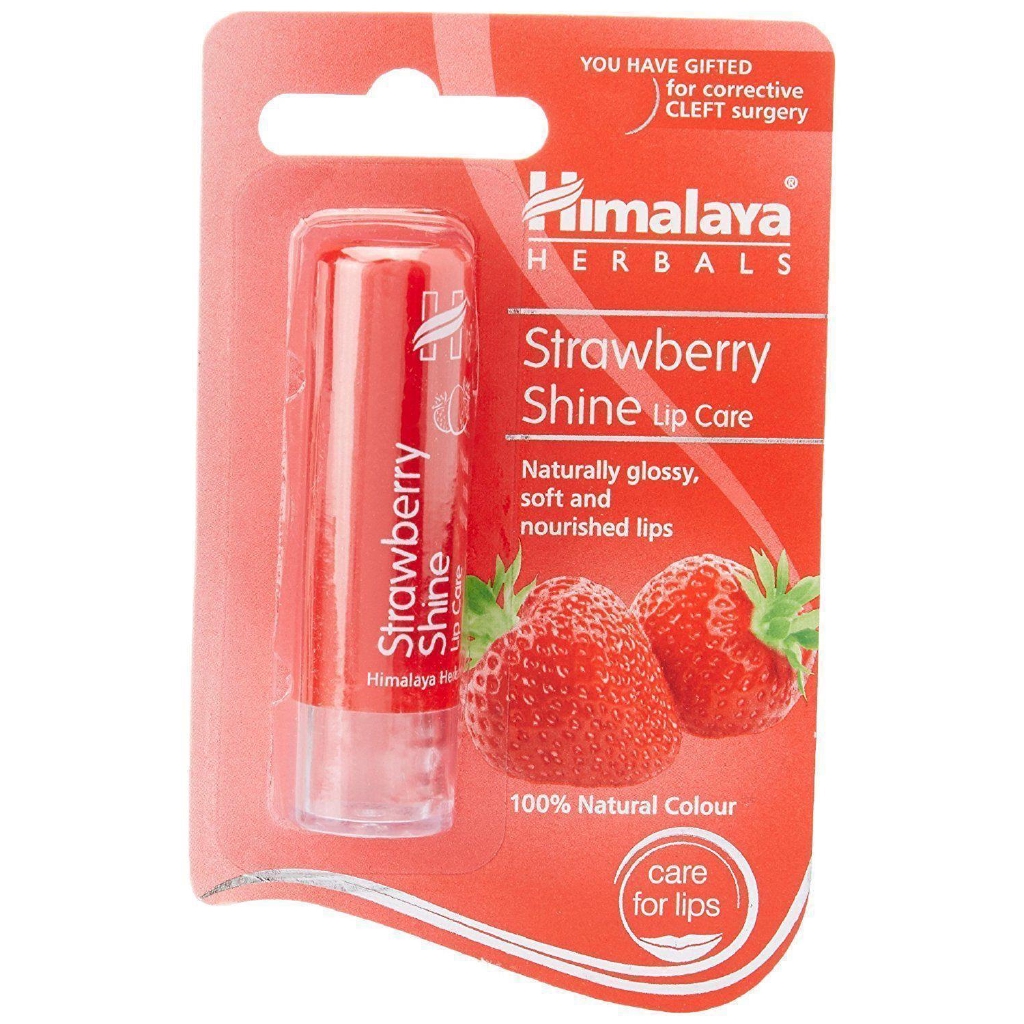 Himalaya Herbals Shine Lip Care, Strawberry, 4.5g | Shopee Malaysia