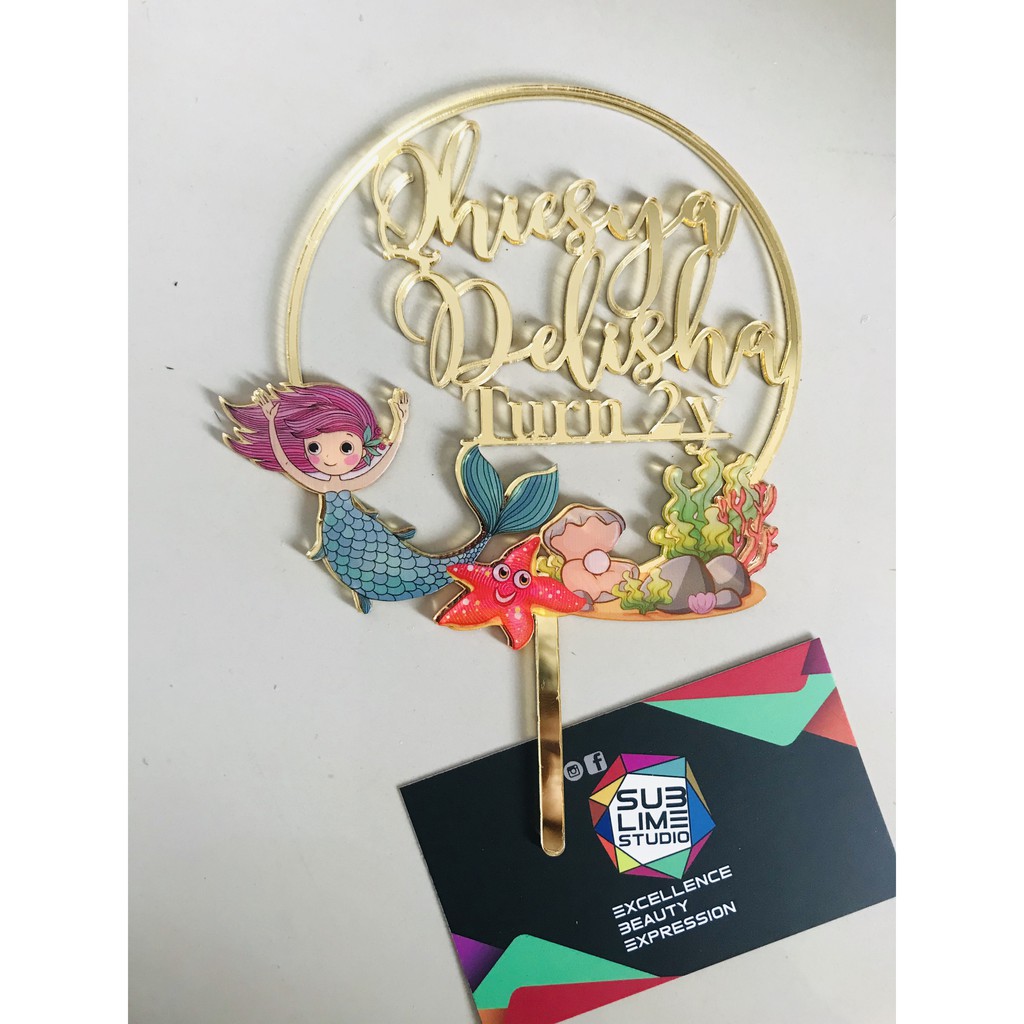 custom cake topper-kek topper custom-birthday cake topper-fast shipping ...