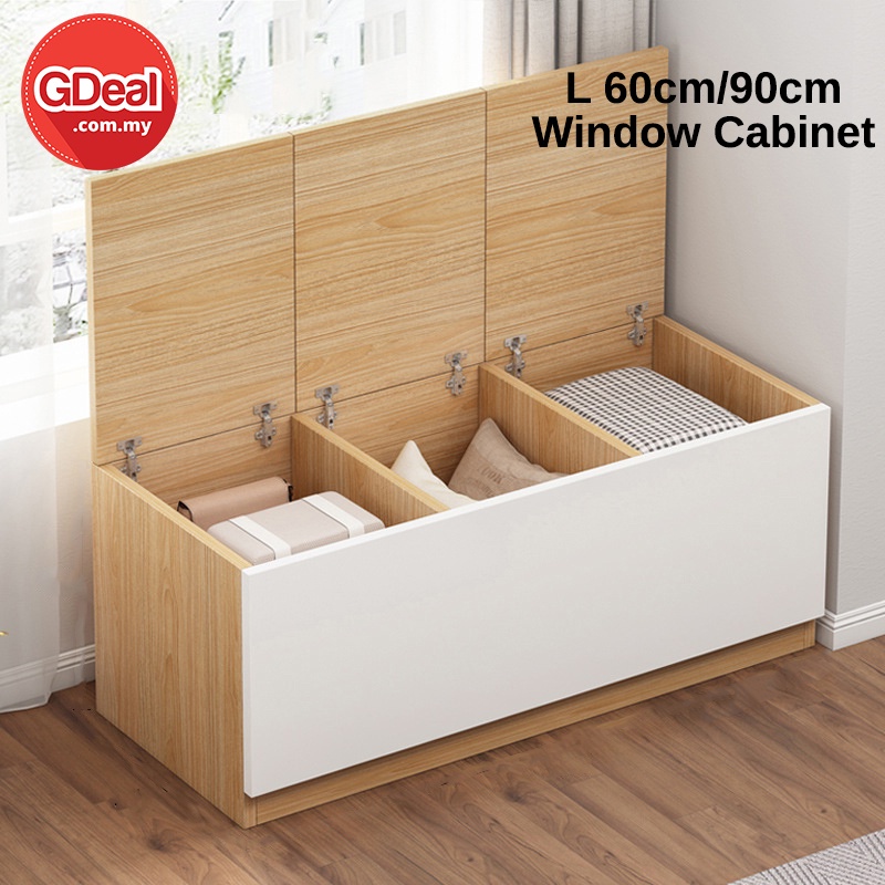 GDeal 60cm/90cm Flip Bay Window Storage Bedroom Tatami Balcony