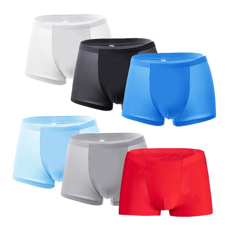 [ready stock]Mens ice silk Briefs Men Underwear Men's Breathable ...