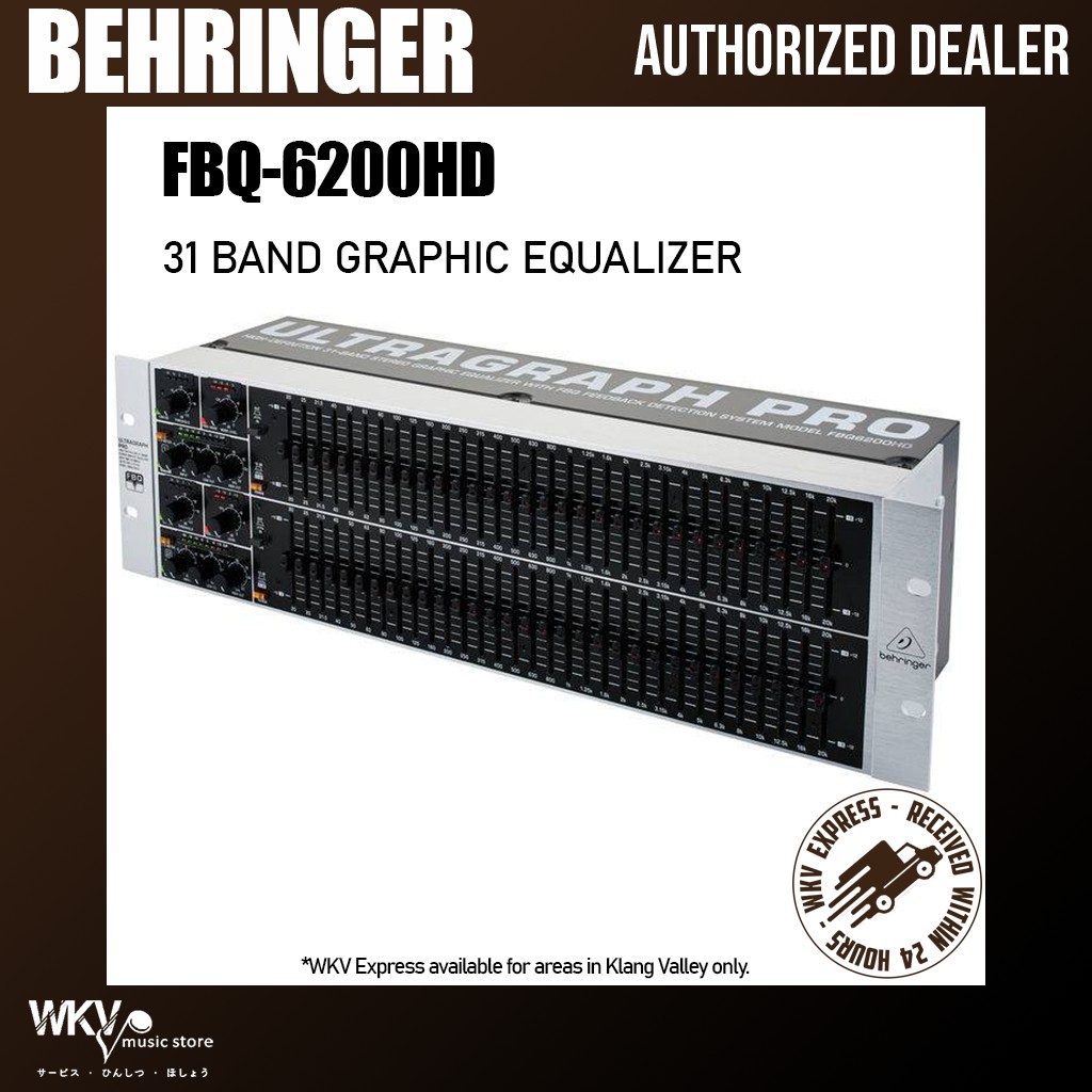Behringer FBQ6200HD HighDefinition 31Band Stereo Graphic Equalizer
