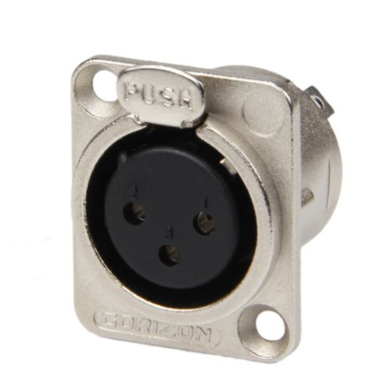 3 PIN SOLDER TYPE XLR FEMALE PANEL SOCKET (PER PCS) | Shopee Malaysia