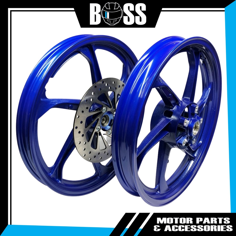 YAMAHA Y15ZR Racing Sport Rim (Blue Color / Include Disc Plate ...