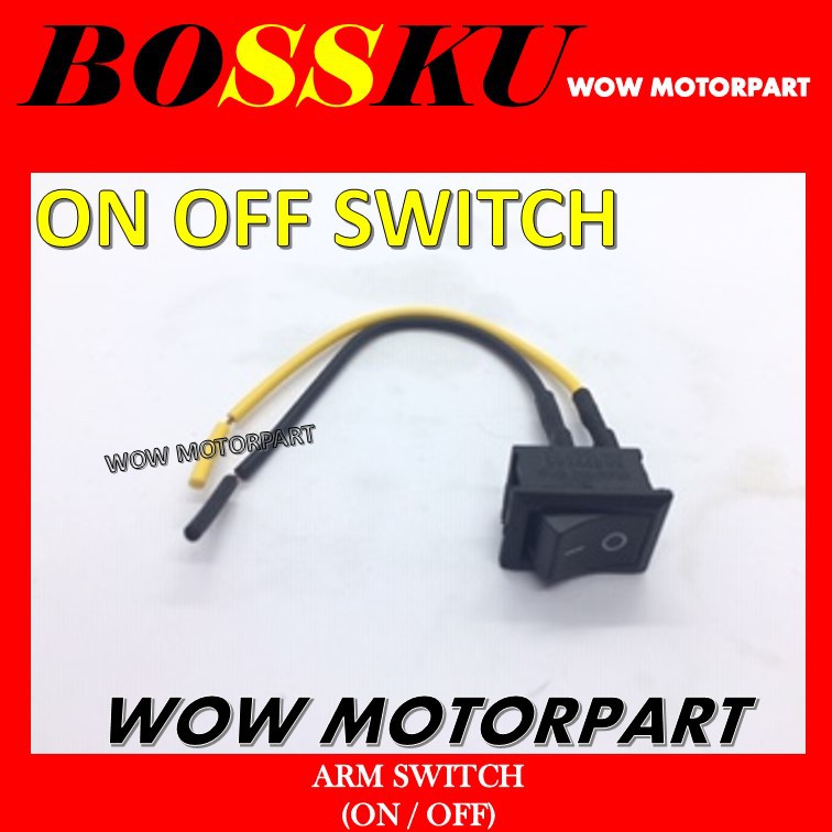 ON OFF SWITCH 2 WIRE ARM SWITCH 2 WIRE ARM SWITCH ON OFF UNIVERSAL ARM ...