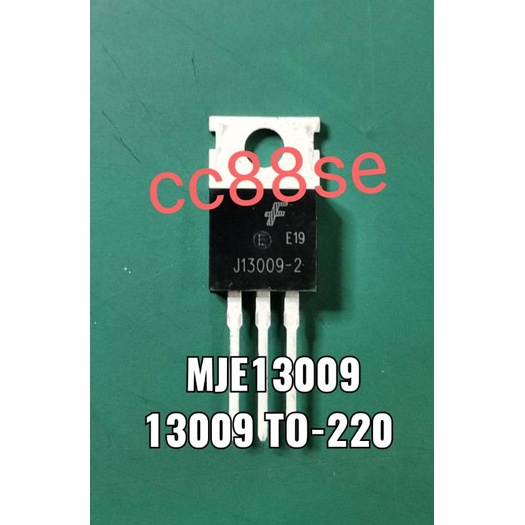 MJE13009 J13009-2 E13009-2 13009 TO-220 N-CHANNEL TRANSISTOR | Shopee ...