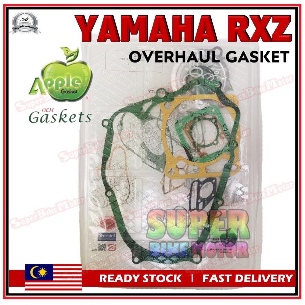 Apple Gasket - YAMAHA RXZ - Overhaul Gasket Full Set | Shopee Malaysia