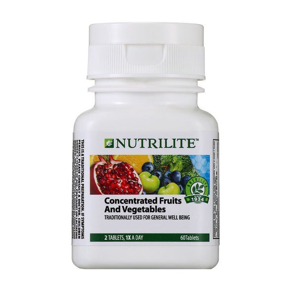 Nutrilite Concentrated Fruits And Vegetables (60 Tab) Shopee Malaysia