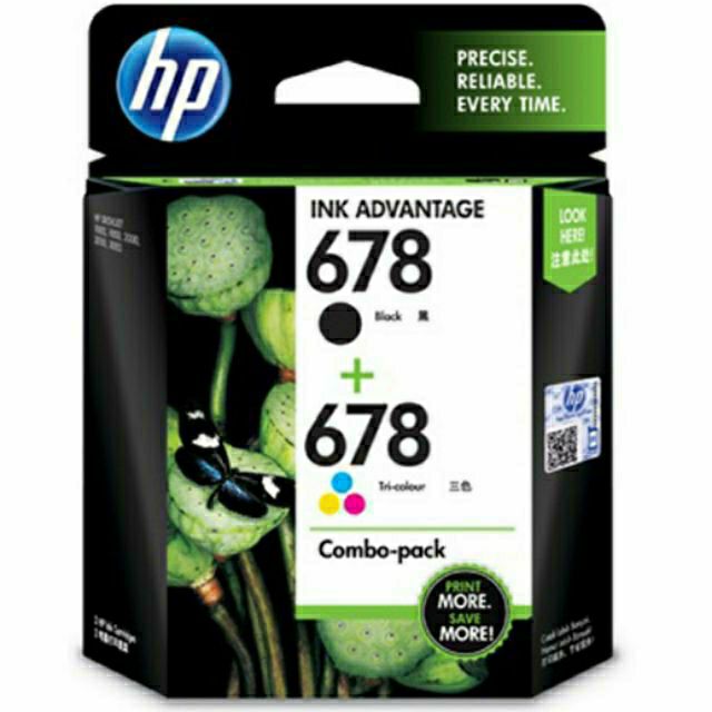 HP 678 Combo Ink Cartdriges (Genuine) | Shopee Malaysia