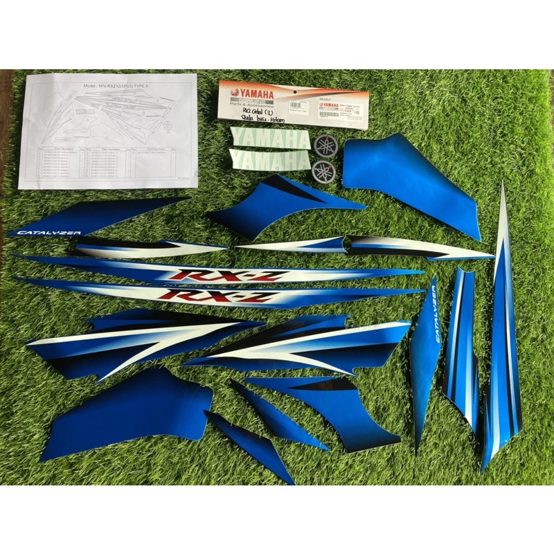 HLY/YAMAHA ORIGINAL 100% RXZ CATALYZER SKALA STICKER BODY | Shopee Malaysia
