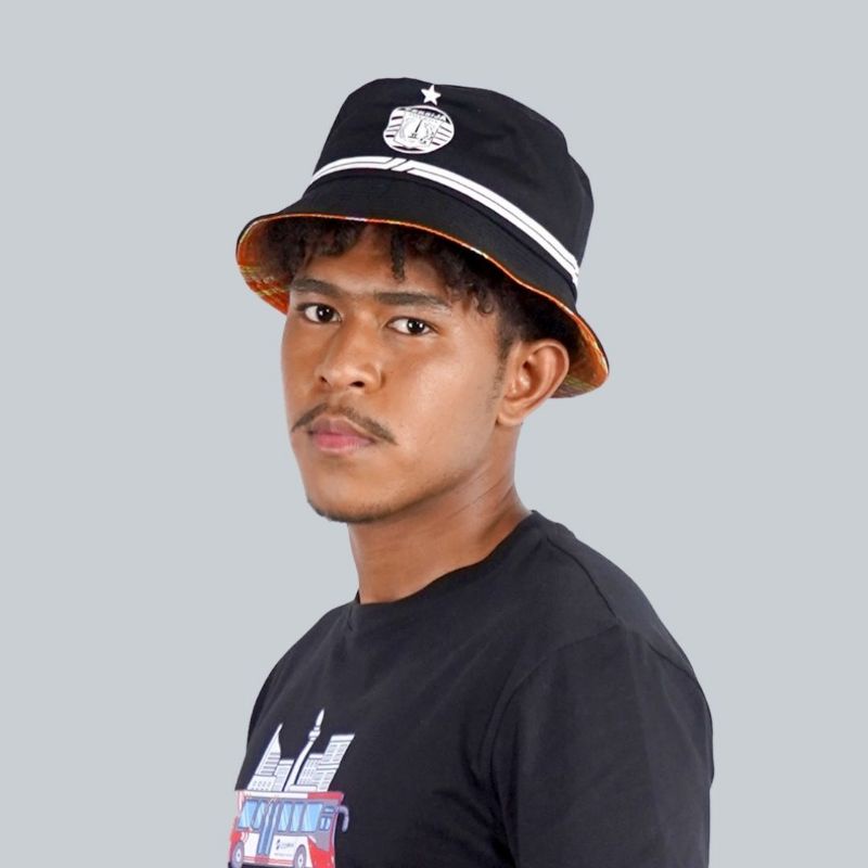 Apparel Juara Bucket Hat Original Persija X Transjakarta Black